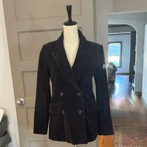 Women's Double-Breasted Corduroy Jacket